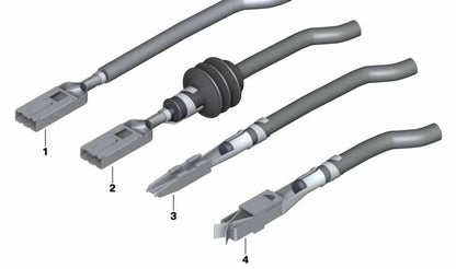 Contacto de enchufe SLK 2,8 con cable para BMW Serie 1 E81, E82, E87, E88, F20, F21, F40, Serie 3 E36, E46, E90, F30, G20, Serie 5 F07, F10, G30, Serie 6 F06, F12, G32, Serie 7 E38, F01, G11, Serie 8 G16, X1 E84, X3 E83, G01, X5 E53, G05, X6 F16, G06, X7