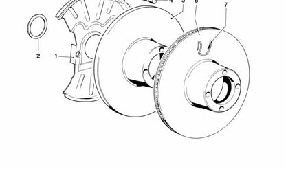 Arandela de sellado OEM 34111124442 para BMW E21. Pieza original BMW.