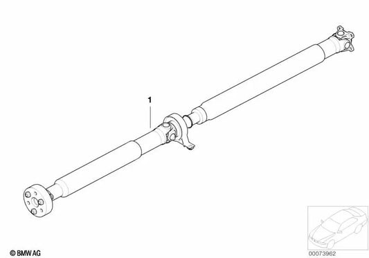 Eixo de transmissão para BMW E46 (OEM 26117523925). BMW original