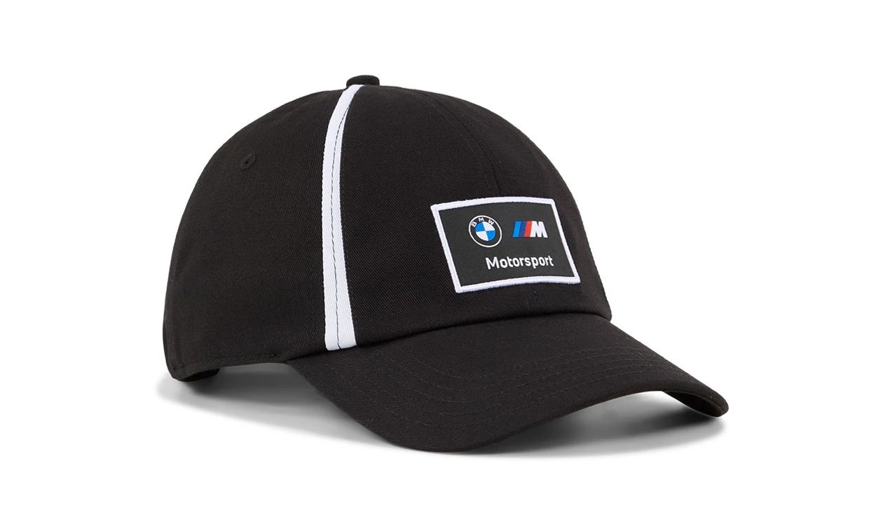Gorra MMS Heritage negra OEM 80165B5D0F1 válida para BMW. Original BMW.