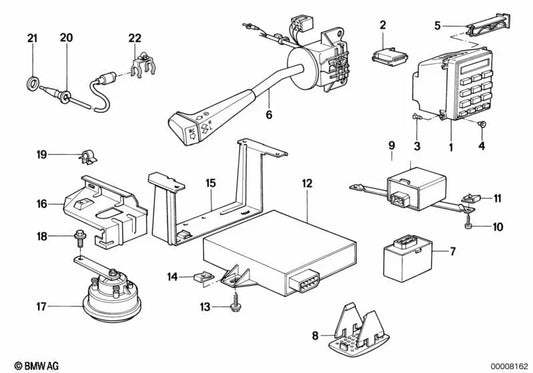 BMW -Encoder 6 E24 -Serie (OEM 65811375020). Original BMW