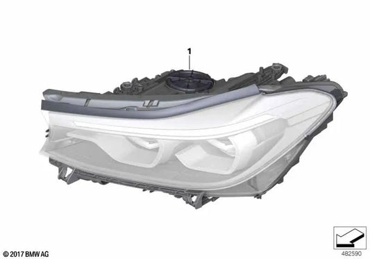 Left LED Headlight for BMW G32 (OEM 63117461873). Original BMW