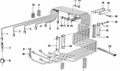 Válvula de Inyección para BMW Serie 3 E21, E30 Serie 5 E12, E28 (OEM 13531266436). Original BMW