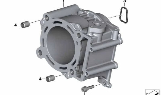 Juego de casquillos de empalme OEM 11118405726 para motos BMW C 400 GT, C 400 X... y más. Original BMW Motorrad.