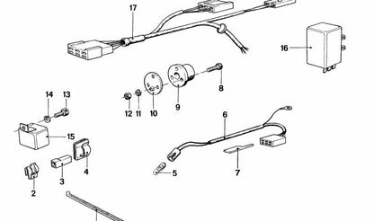 Supporto di guida per BMW E21, E28, E24, E38 (OEM 61131361243). BMW originale