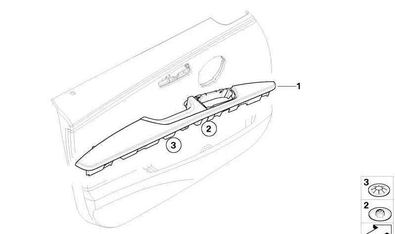 Rechte vordere Leistung für BMW 3 E90 -Serie, E91 (OEM 51419146030). Original BMW