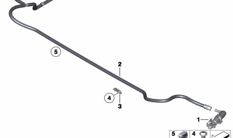 ** LEFT HIGH MOUNT OEM 61677246087 FOR BMW F06, F12, F13. Original BMW. **