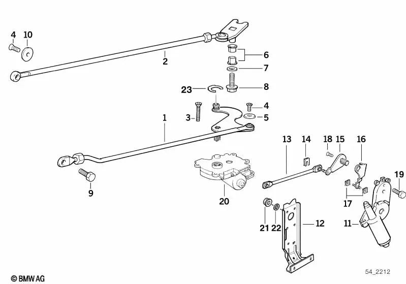 Arandela de seguridad para BMW E30, E36, E28, E34, E23 (OEM 07129934329). Original BMW