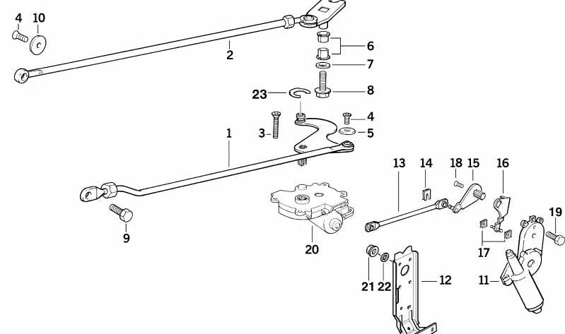 Avellanado -Schraube für BMW 3 E36 -Serie (OEM 07119900803). Original BMW