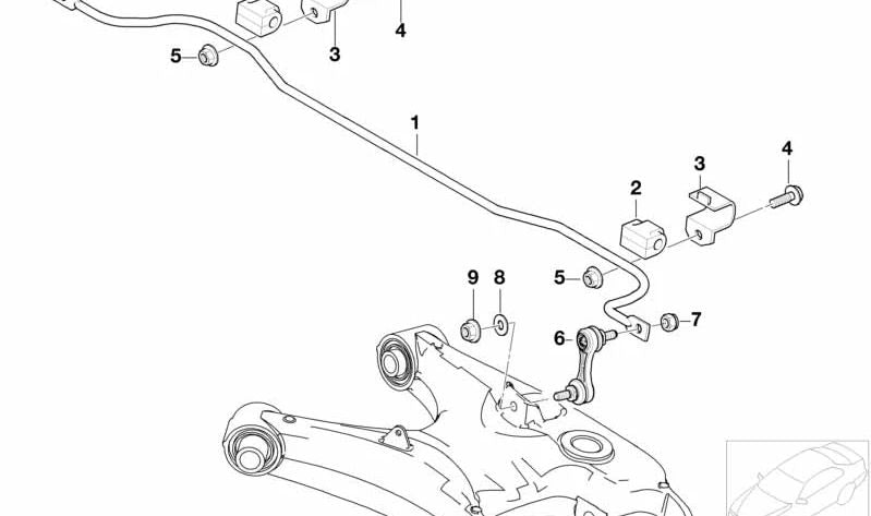 Tuerca autoblocante OEM 33326760376 para BMW F34, E39, E60, E63, E64, E65, E66, E53, E70, F15, F85, E71, E72, F16, F86. Original BMW.