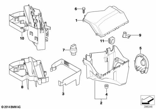 BMW Plug 3 E46, X3 E83, E83N, Z4 E85 (OEM 12907570071). Original BMW