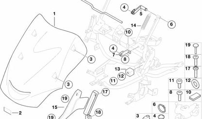 Anillo de seguridad OEM 07119934035 para BMW 3' E30, 5' E28, 6' E24, 7' E23, R 80 GS, K 1100 RS... y más. Original BMW.