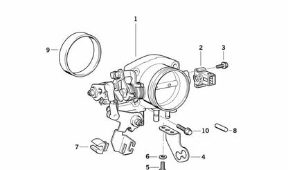 Suporte ao cabo do acelerador para BMW 3 E36 Series, 5 E34 Series (OEM 13541730049). BMW original