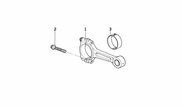 Biela OEM 11241465004 para motos BMW K 1200 RS, K 1200 GT, K 1200 LT (K41, K58, K589). Original BMW Motorrad.