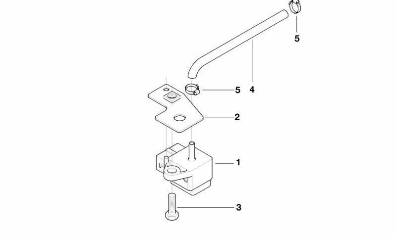 Sensor de presión OEM 13622244674 para BMW E36, E34, E39, E38. Original BMW.