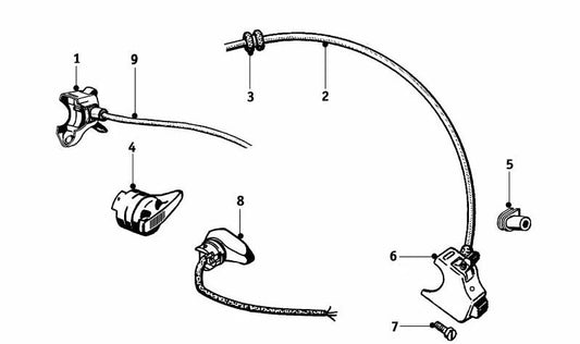 Cableado OEM 61128060113 para BMW E46. Original BMW.
