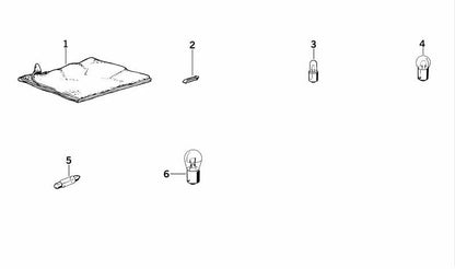 Fusible 5A OEM 61138760141 para BMW 114, 1502, 1600, 1602, 2002, 2500, 2800, E12, E21, E28. Compatible con múltiples modelos clásicos. Original BMW.