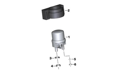 Arandela de presión OEM 07119933017 para BMW E30, E28, E24, E23, E34, E32, E31, E36, E39, E38, E46, E60, E90, F10, G30, X3, X5, X6 y Motorrad C1, C1N, FK14, GK15, R13. Original BMW y BMW Motorrad.