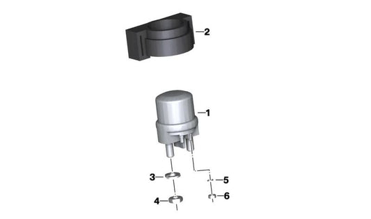 Arandela de presión OEM 07119933017 para BMW E30, E28, E24, E23, E34, E32, E31, E36, E39, E38, E46, E60, E90, F10, G30, X3, X5, X6 y Motorrad C1, C1N, FK14, GK15, R13. Original BMW y BMW Motorrad.