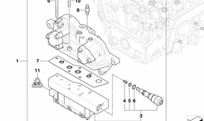 BMW Limiter de pression 3 E46, Z4 E85, E86 (OEM 11367838080). BMW d'origine