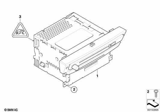 Fasergehäuse für BMW E60, E60N, E61, E61N, E63, E63N, E64, E64N (OEM 61138387216). Original BMW.