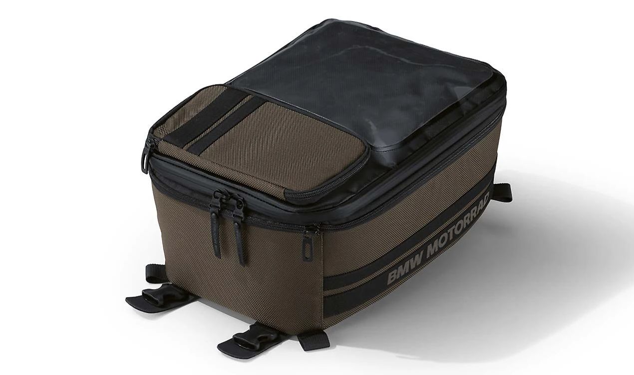 Bolsa tanque grande OEM 77455A50329 para motocicletas BMW R 1200 R, R 1250 R, F 900 R, F 900 XR... e muito mais. Originais BMW Motorrad.