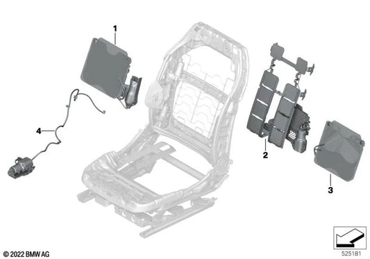 Pompa lombare per BMW 7 G70 serie (OEM 52106927185). BMW originale