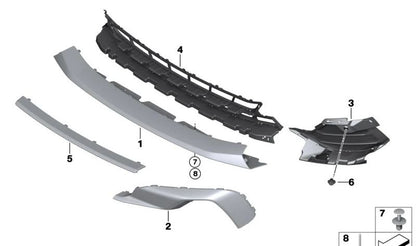 Remache ciego OEM 07146949939 para BMW E92, E84, G29, E93, F20, F30, F31, F32, F33, F34, F36, G20, G21, G30, G31. Original BMW.