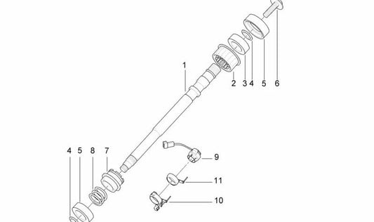 OEM Turn Angle Sensor 32351182787 for BMW E38, E39, E46, E53 (X5), E83 (X3). Genuine BMW.