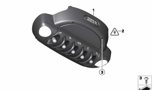 Unidad de mando techo OEM 61319230001 para MINI R57, Cooper, Cooper D, Cooper S... y más. Original MINI.