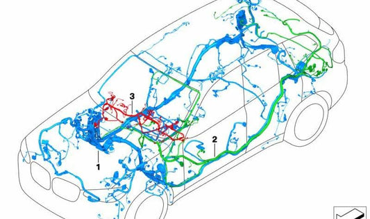 Main Wiring for BMW X3 F97, G01 (OEM 61112457954). Genuine BMW
