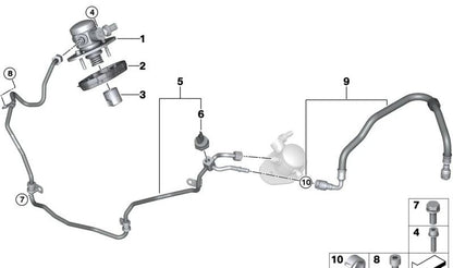 Anillo de retención OEM 13537530426 para BMW E82, E88, F20, F21, F22, F23, F87, G87, E90, E91, E92, E93, F30, F31, F34, F35, G20, G21, G80, G81, F32, F33, F36, G26, G82, G83, E60, E61, F07, F10, F11, F18, F90, G30, G31, G90, E63, E64, F06, F12, F13,