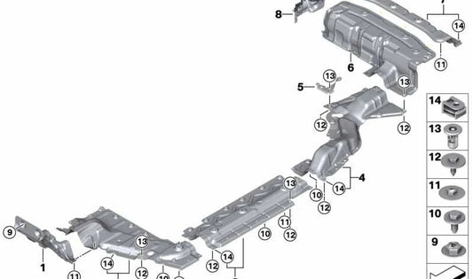 Tornillo hexagonal con seguro OEM 07147408197 para BMW F30, F49, X1 sDrive18Li, sDrive20Li, xDrive20Li, xDrive25Le, xDrive25Li. Pieza original BMW.