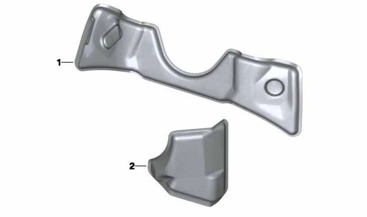 Protección de pierna espuma acústica OEM 46638527421 para motos BMW C 600 Sport, C 650 Sport. Original BMW Motorrad.