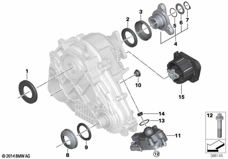 Dust protection plate for BMW F25, F26, E70N, F15, F85, E71, F16, F86 (OEM 27107623529). Genuine BMW