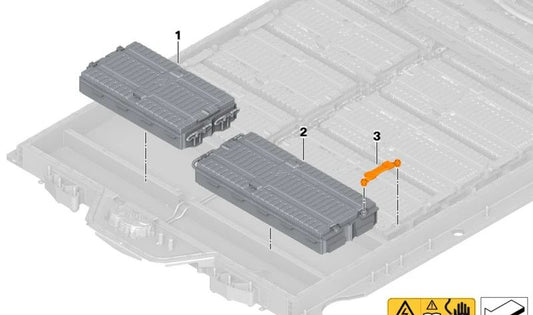Conector módulo OEM 61279896411 para BMW iX (I20) xDrive y iX M60. Modelos compatibles: I20 M60 (CFXE) e I20 xDrive (CFXE). Original BMW.