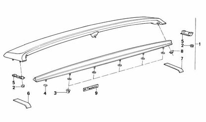 Soporte para BMW Serie 3 E30 (OEM 51712239718). Original BMW