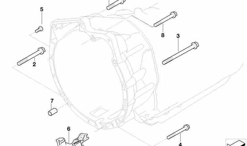 Tapa de cierre OEM 24147552103 para BMW E90, E91, E60, E61. Original BMW.