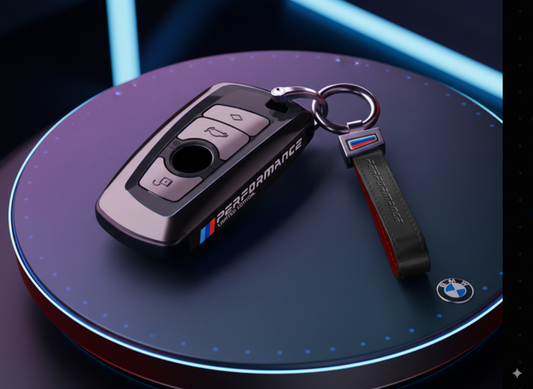 Case Case Limited Edition /// Performance avec clés de trousseau en cuir pour votre BMW.