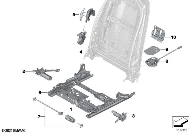 Fan for BMW I20 (OEM 52105A09D88). Genuine BMW