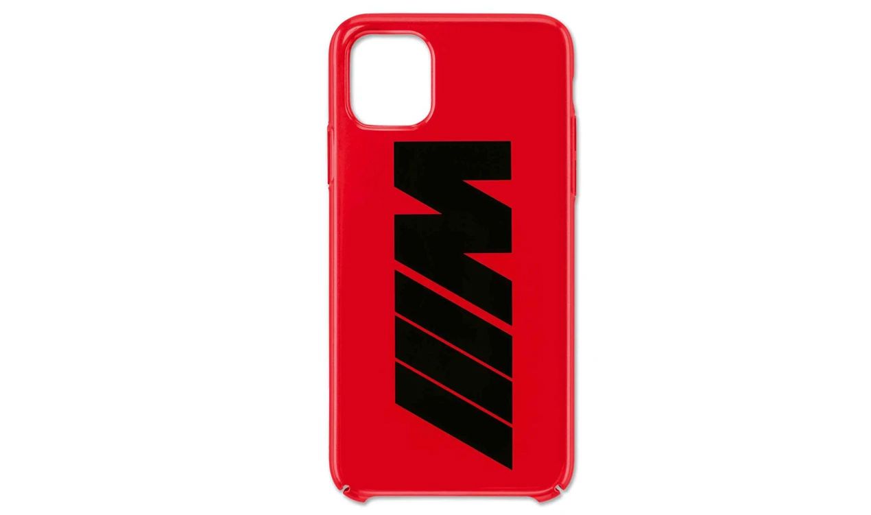 Funda para móvil M OEM 80212466321 para iPhone 11 Pro en rojo y negro. Válido para BMW. Original BMW.