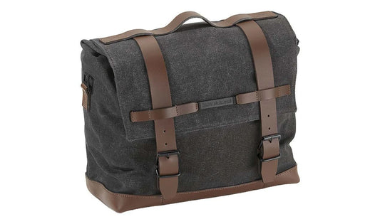 Bolsa lateral izquierda edición cuero OEM 77402451059 para BMW Motorrad R nineT (RK21, RK22, RK23, RK32, RK33). Compatible con modelos Pure, Scrambler, Urban G/S, Racer. Original BMW Motorrad.