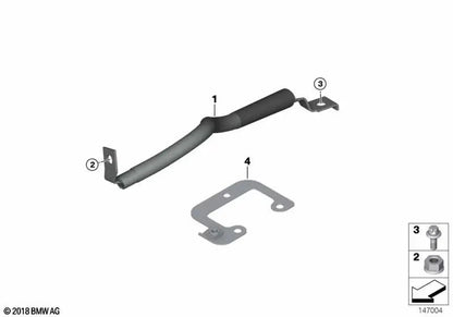 Fita anti -Red para BMW Series 1 E81, E82, E87N, E88, Série 3 E90, E90N, E91, E91N, E92, E92N, E93, E93N, X1 E84, Z4 E85, E86, E89 (OEM 12427552222222222222222222, e86, e86. BMW original.