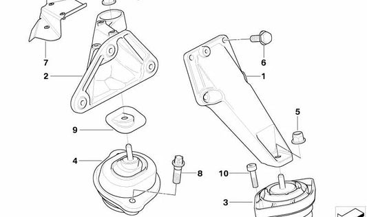 ISA screw for BMW E83 (OEM 07129903982). Genuine BMW