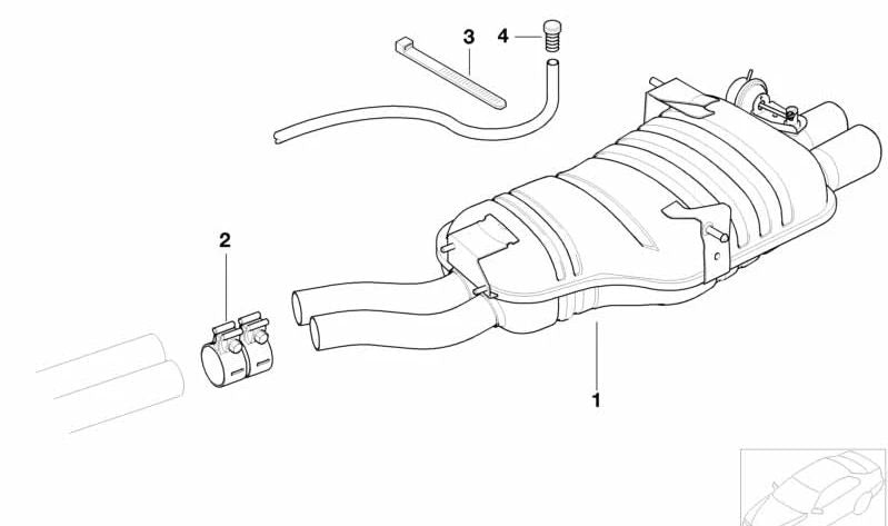 Tapa de cierre para BMW Serie 3 E21, E30, E36, E46, Serie 5 E12, E28, E34, E39, E60, E61, Serie 6 E24, Serie 7 E32, E38, E65, E66, Serie 8 E31, X3 E83, X5 E53, E70N, X6 E71, Z4 E85 (OEM 11611727176). Original BMW.