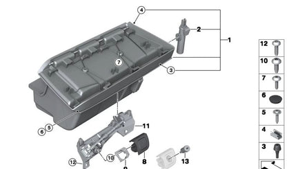 Guantera para BMW I01, I01N (OEM 51169283006). Original BMW