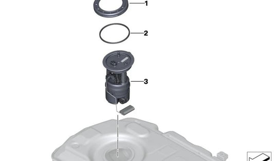 Tapón con rosca OEM 16116763852 para BMW E81, E87, E90, E92, X1 E84, MINI Countryman R60, Paceman R61... y más. Original BMW y MINI.