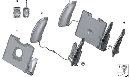 Interruptor OEM 61319227855 para BMW E81, E82, E87, E88, F20, F21, F40, F22, F23, F44, F45, F46, F87, G42, G87, E90, E91, E92, E93, F30, F31, F34, F80, G20, G21, G28, F32, F36, F82, G22, G26, E84, F48, F39, F25, G01, F26, G02, G05, G07, E89, G29. Ori