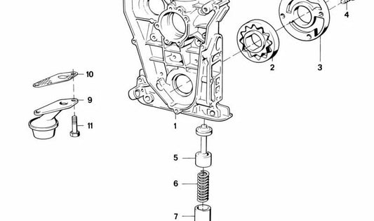 Cover Cover Board 11411727568 per BMW E34. BMW originale.