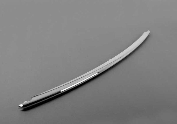Moldura de adorno cromada OEM 51117127936 para MINI R50, R52 Cabrio. Original MINI.